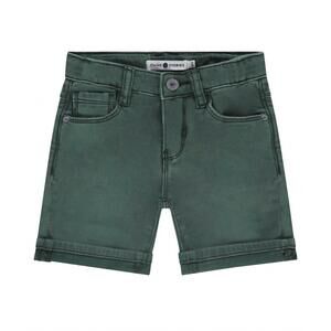 NEW BABYFACE boys stretch denim short in bottle green